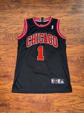 Adidas Derrick Rose Chicago Bulls NBA Jersey Size 50